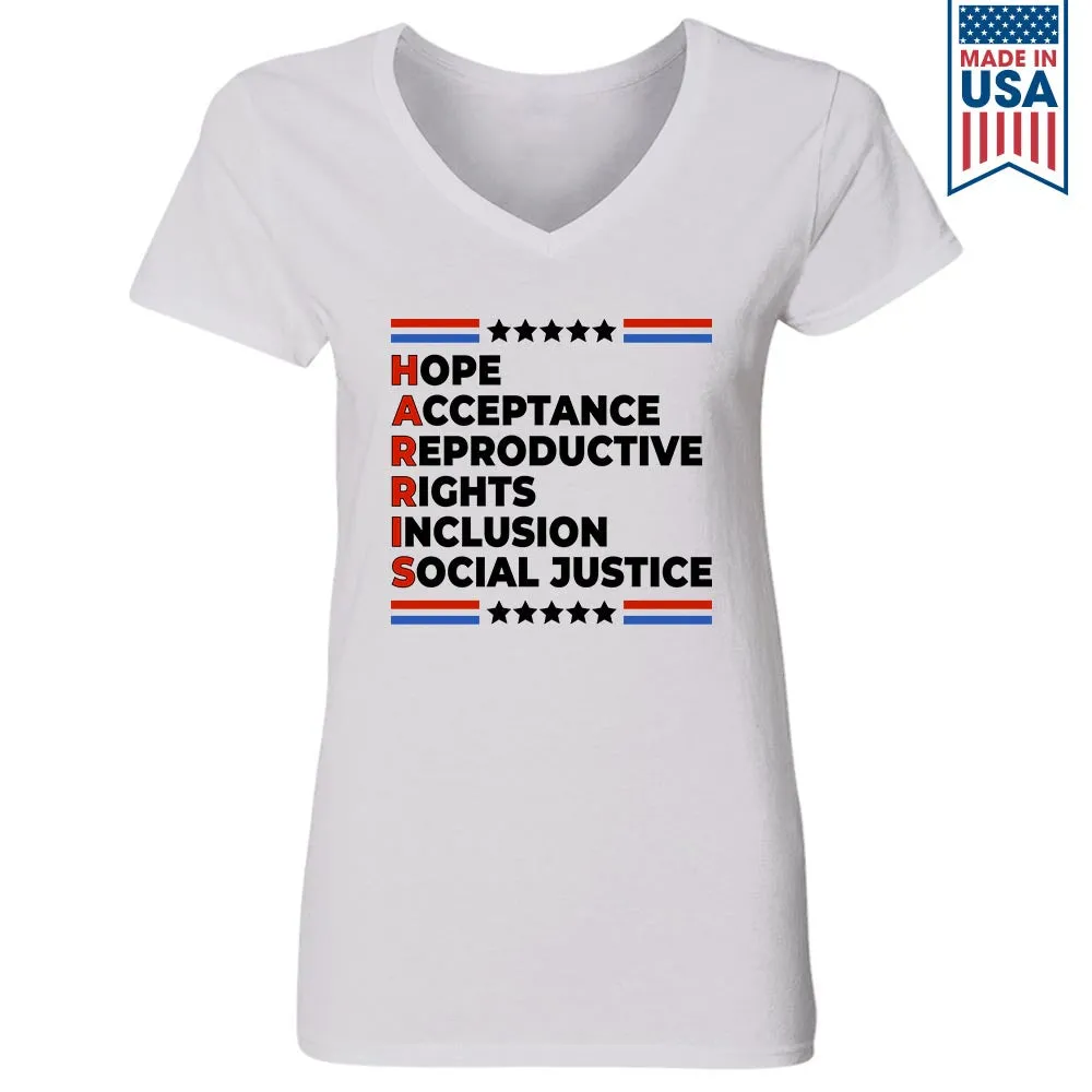 Women's V-neck T-shirt TSVW687